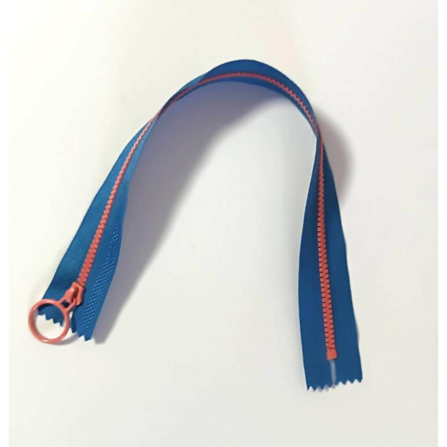 30cmビスロン止めファスナー リング付きスライダー 止め 10色