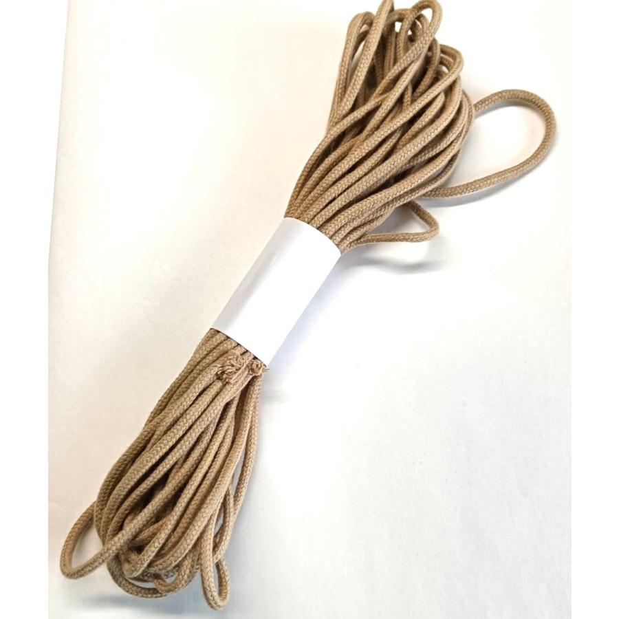 コットンコード　太さ3mm 長さ約10ｍ 編み物  生成り　紐　バッグ ハンギング　インテリア　ロープ 綱 ハンドメイド 手芸 手作り  トートバッグ 綿 |  | 11