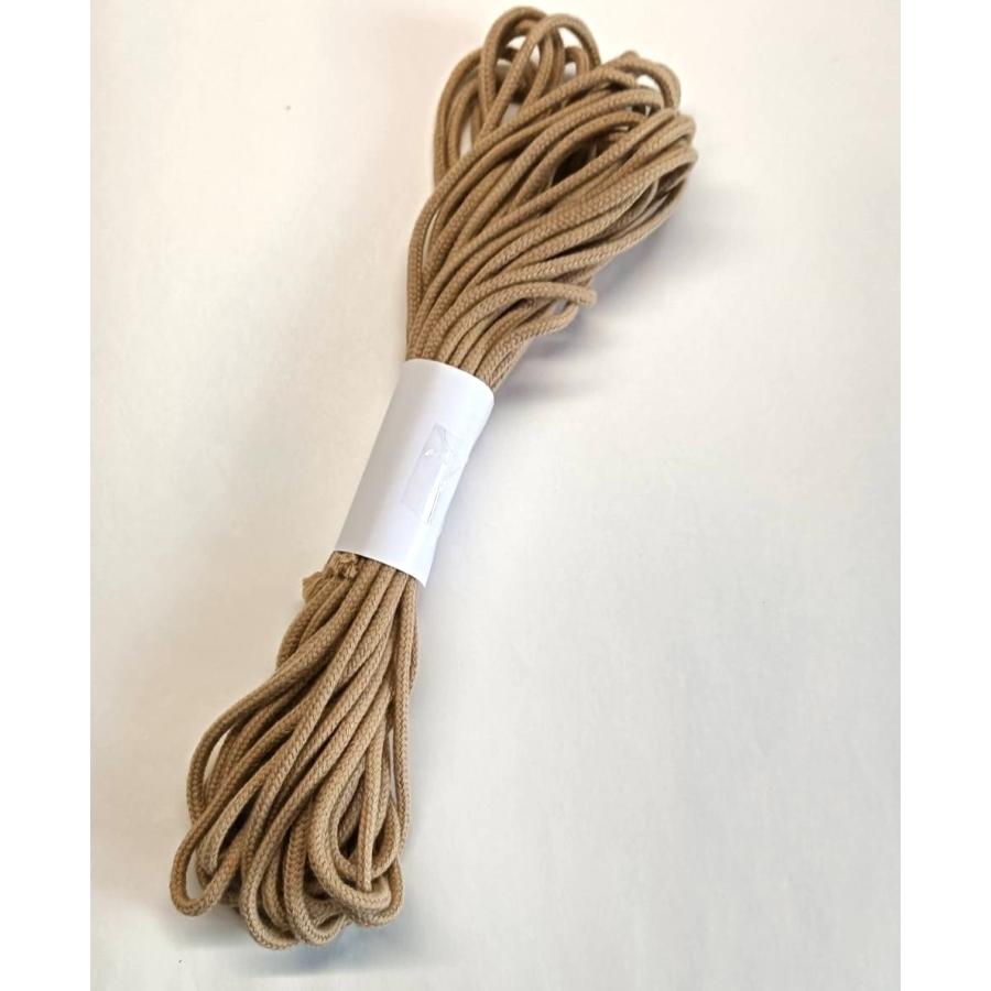 コットンコード　太さ3mm 長さ約10ｍ 編み物  生成り　紐　バッグ ハンギング　インテリア　ロープ 綱 ハンドメイド 手芸 手作り  トートバッグ 綿 |  | 07