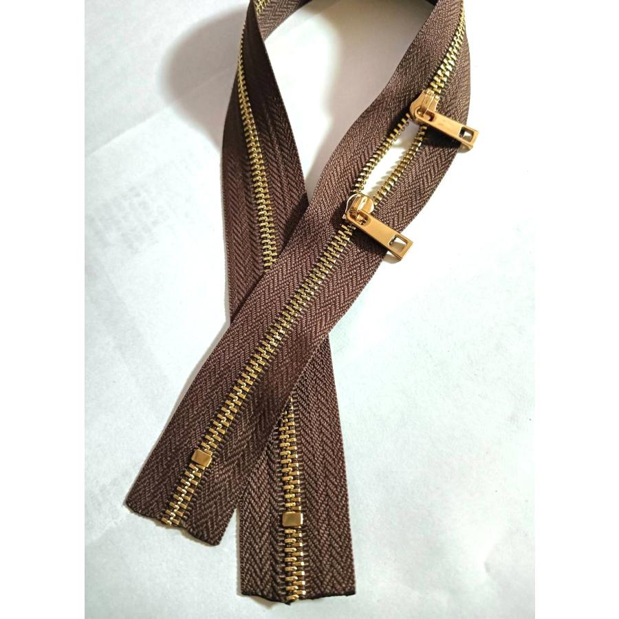 3番　両開き金属ファスナー　45cm 手芸 手芸用品 手作り ハンドメイド クラフト用品 「メール便20本まで」 |  | 06