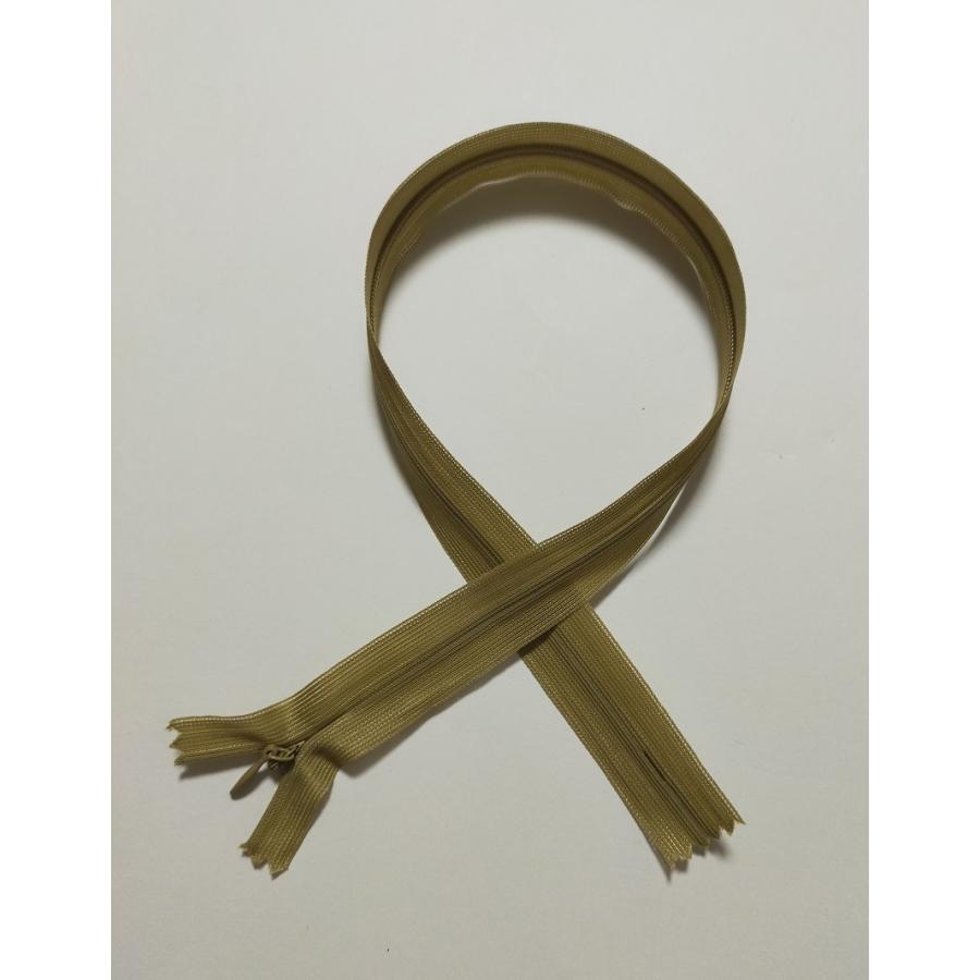 45cmコイルファスナー  フラットニット 止め  コンシールファスナー　20色【メール便100枚まで】　 |  | 10