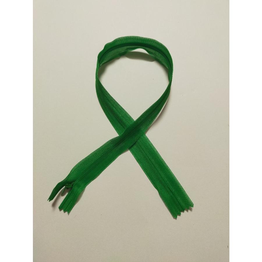 45cmコイルファスナー  フラットニット 止め  コンシールファスナー　20色【メール便100枚まで】　 |  | 12