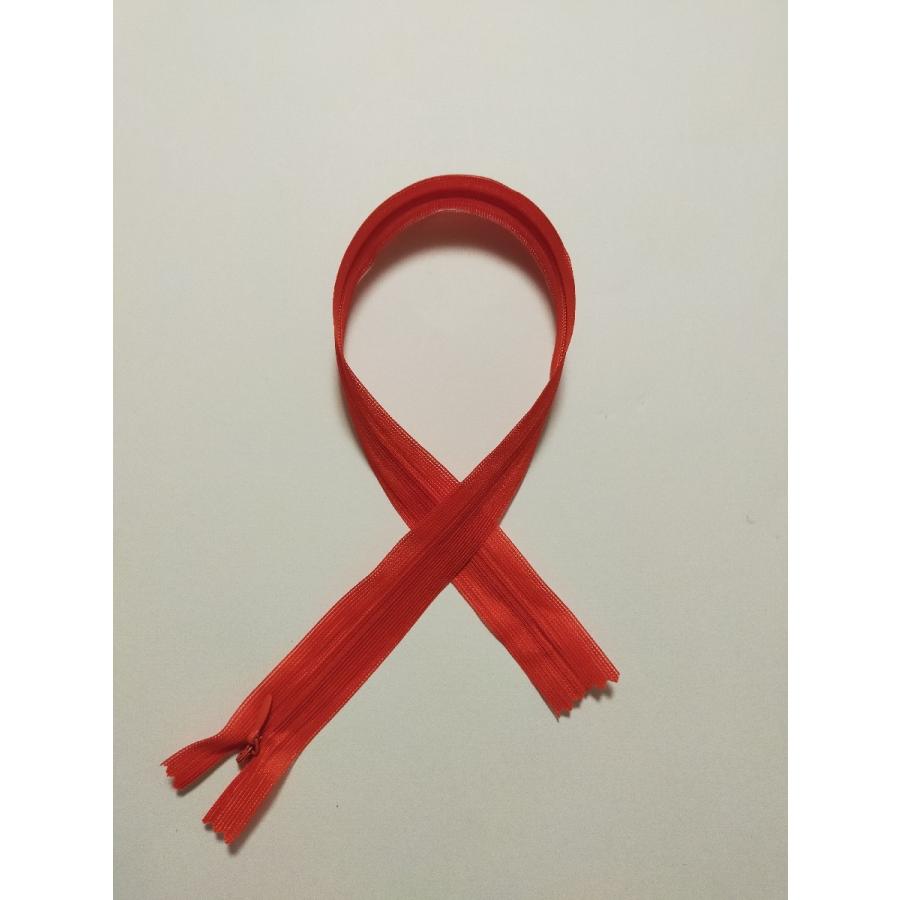 45cmコイルファスナー  フラットニット 止め  コンシールファスナー　20色【メール便100枚まで】　 |  | 15