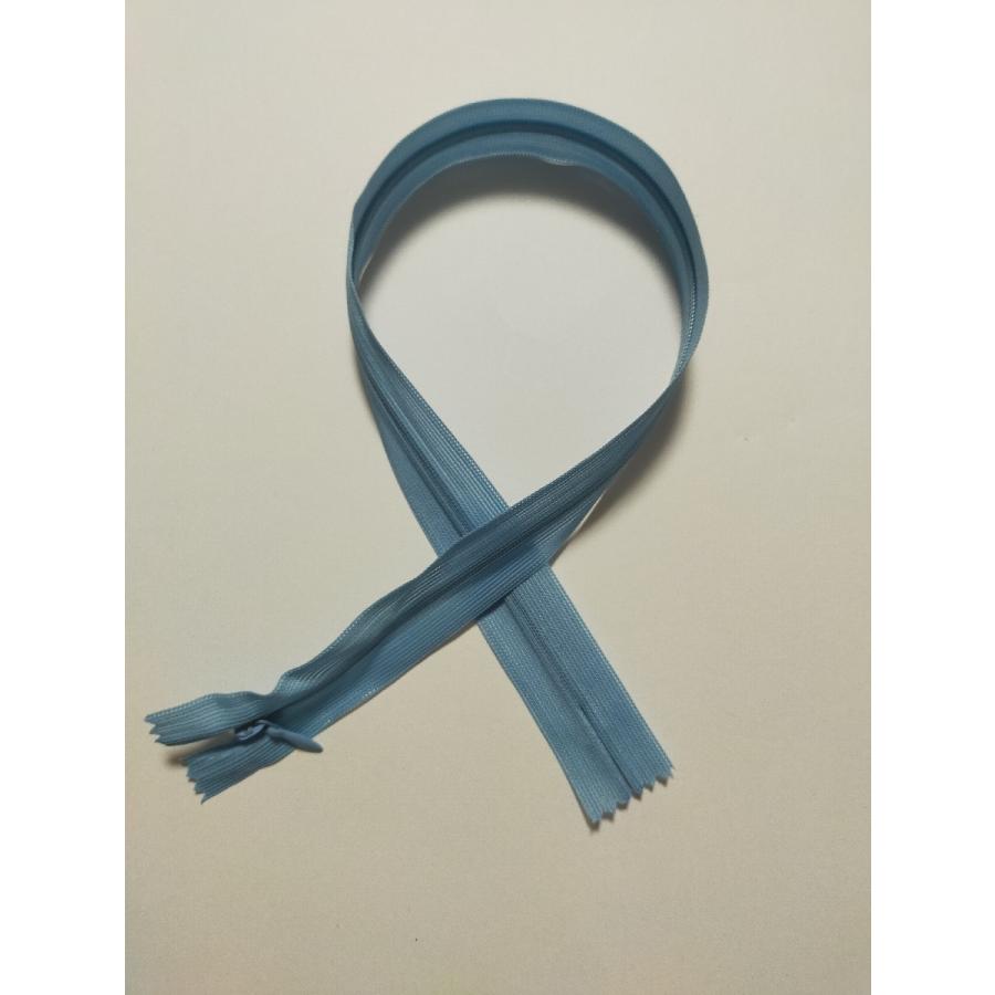 45cmコイルファスナー  フラットニット 止め  コンシールファスナー　20色【メール便100枚まで】　 |  | 17