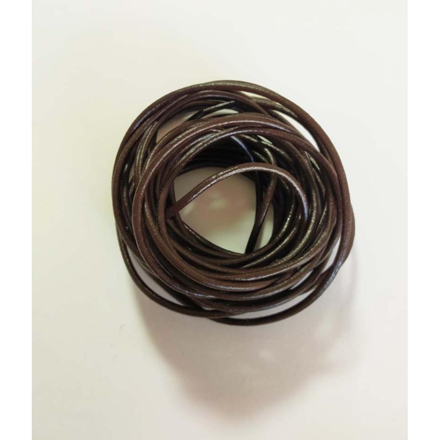 革ひも　4mm 本革　牛革ひも　1ｍ単位カット売り　レザーコート　【メール便OK】 |  | 03