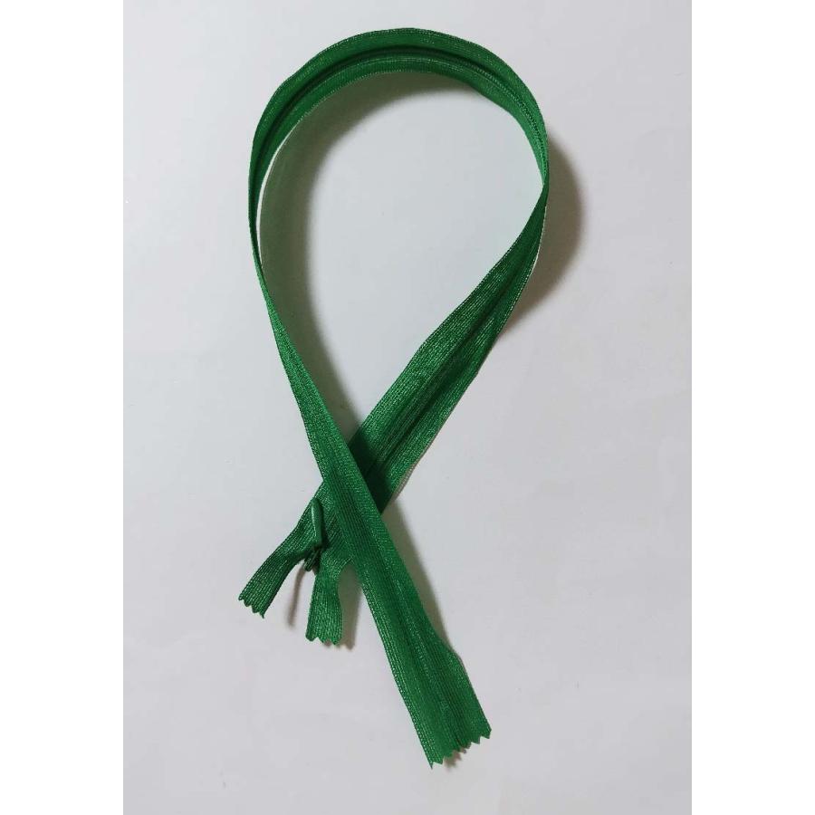 コイルファスナー  フラットニット 止め  コンシールファスナー　53cm【メール便100枚まで】　ホワイト |  | 09