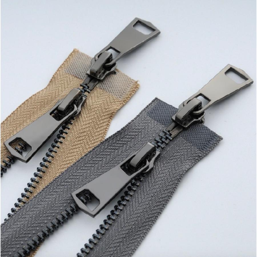 5番　逆両開きタイプ金属ファスナー  120cm 14Colors【メール便10枚まで】 |  | 17