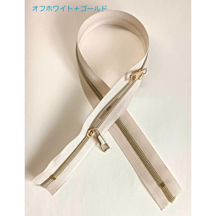 5番 両開きコイルファスナー 40cm 手芸 手芸用品 手作り ハンドメイド