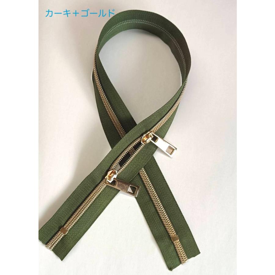 5番 両開きコイルファスナー 45cm 手芸 手芸用品 手作り ハンドメイド