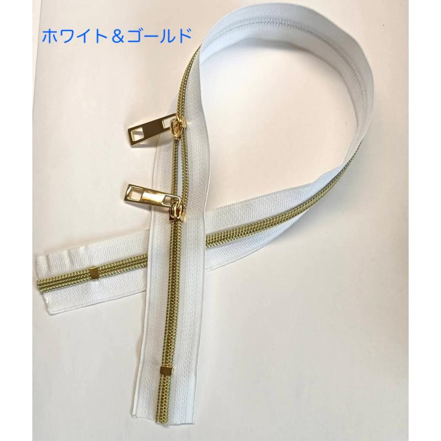 5番 両開きコイルファスナー 80cm 手芸 手芸用品 手作り ハンドメイド
