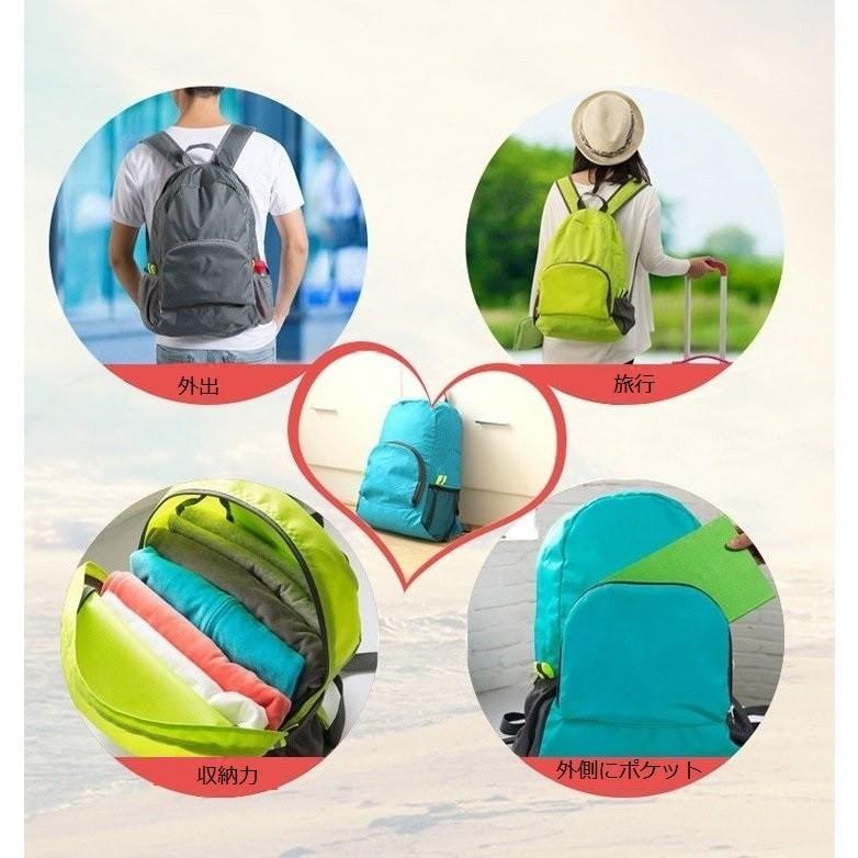 大容量携帯しやすい折り畳みリュックサック　軽量　防水 |  | 01