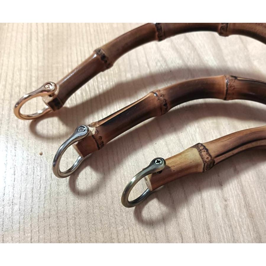 竹製持ち手　Lサイズ　バンブーハンドル バンブー持ち手手芸  U形 バッグ用 竹製 天然素材 縦穴 |  | 01