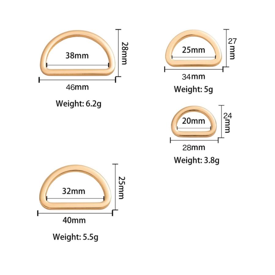 ベルカン Dカン アンティーク レザー 接続 金具  持ち手 バッグ ハンドル パーツ ベルト 革 カスタム レザークラフト　　38mm　32mm　25mm　20mm |  | 06