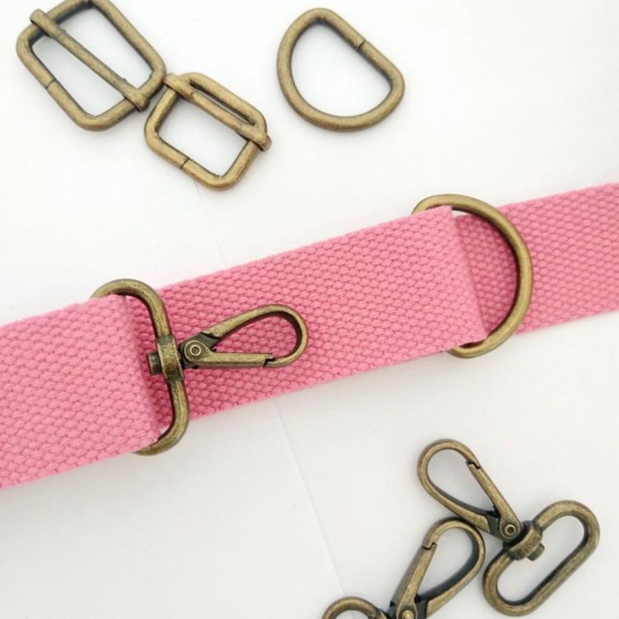 ナスカン 38ｍｍ　32ｍｍ　25ｍｍ　20ｍｍ スムース アンティーク レザー 金具  バッグ ハンドル パーツ ベルト  レザークラフトに  4サイズ　 | 