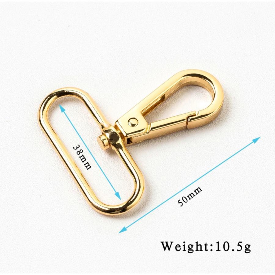 ナスカン 38ｍｍ　32ｍｍ　25ｍｍ　20ｍｍ スムース アンティーク レザー 金具  バッグ ハンドル パーツ ベルト  レザークラフトに  4サイズ　 |  | 10