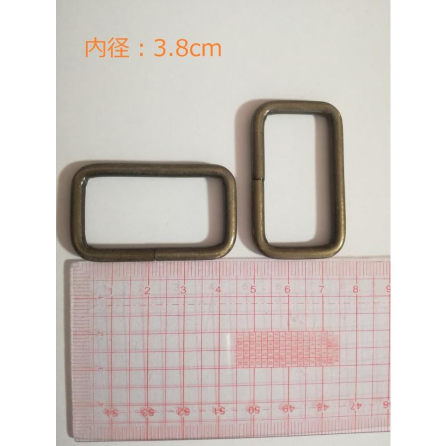 角カン 線コキ 　口カン　青銅色 ブラス　アジャスター レザー 金具 持ち手 ハンドル パーツ ベルト  革 カスタム レザークラフト　38mm　32mm　25mm　20mm |  | 03