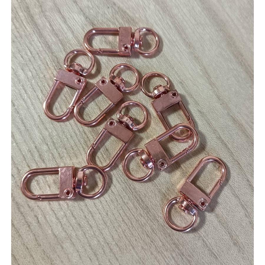 ナスカン 1個入 9mm スムース アンティーク レザー 金具 バッグ