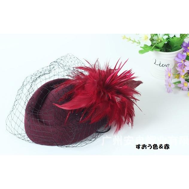 トーク帽 カクテル帽 礼装帽子 トークハット ヘッドドレス 結婚