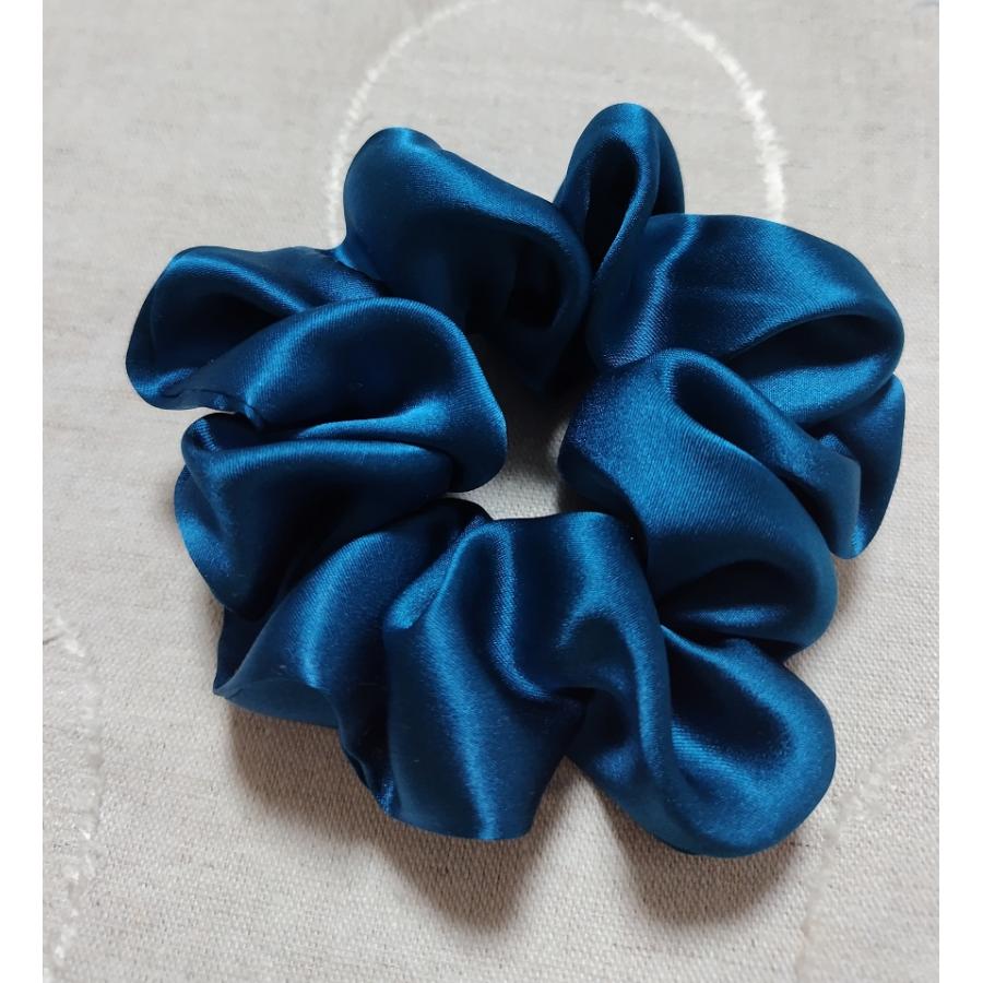 髪飾り シルクシュシュ 幅4cm ヘアゴム 大人 ヘアアクセサリー 髪留め