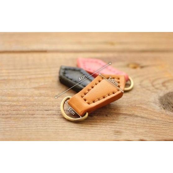 ファスナースライダー持ち手　交換パーツ 14色 　三角形　レザー 皮革 ファスナーチャーム 　手芸 手芸用品 手作り ハンドメイド 「メール便OK」 |  | 03