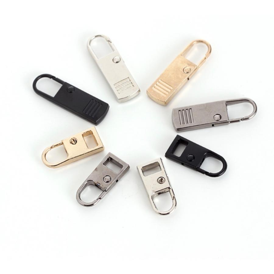 銅製引き手 ファスナー 小型引き手 1個 交換用 金属製 簡単に取り付 カバン