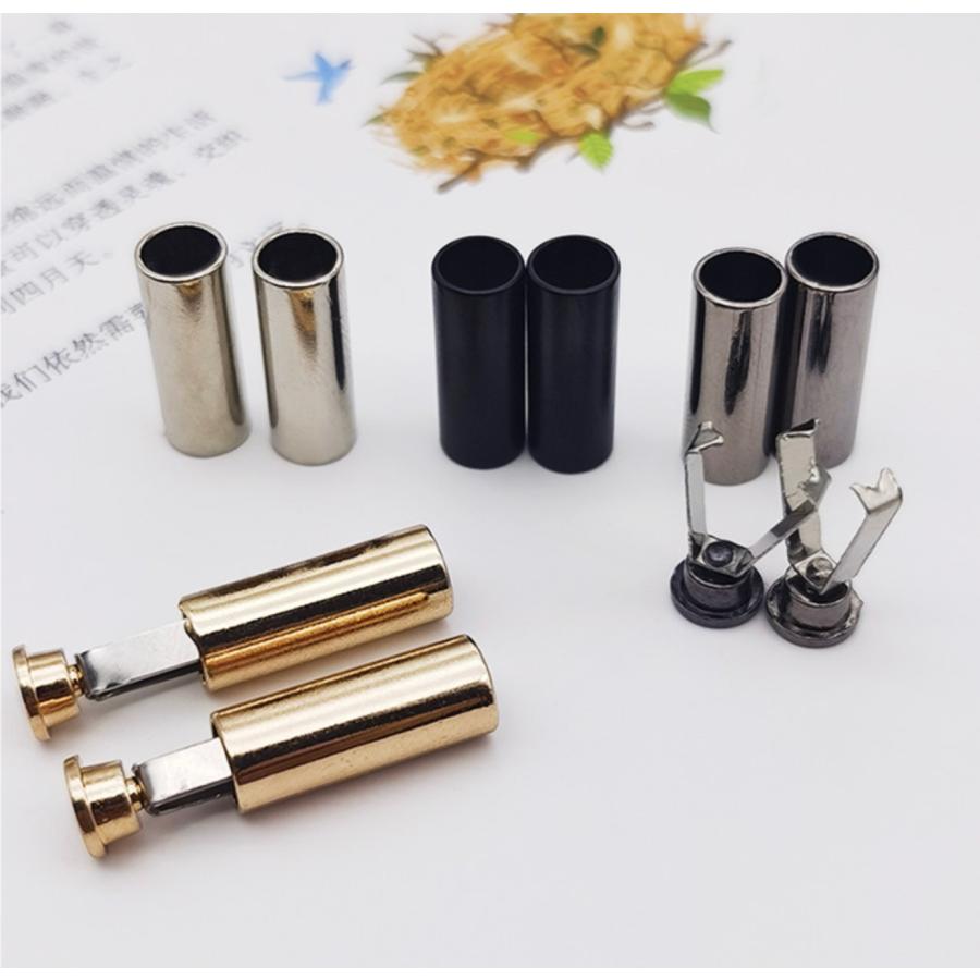 紐止め金具 コードエンド ループエンド 金属製   先端金具 裁縫材料 手芸 DIY |  | 01