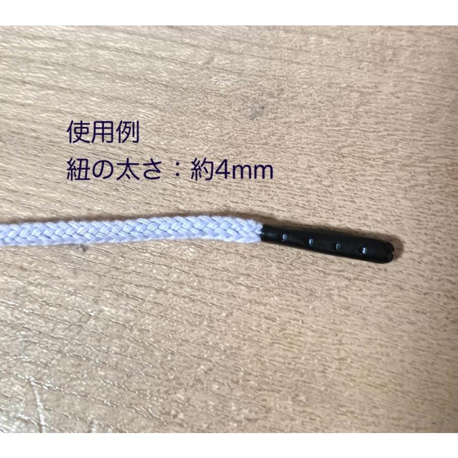 紐止め金具 挟みタイプ　コードエンド ループエンド 金属製   先端金具 手芸 DIY |  | 11