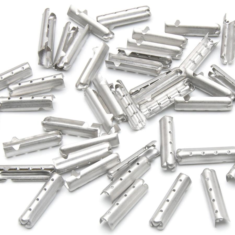 紐止め金具 挟みタイプ　コードエンド ループエンド 金属製   先端金具 手芸 DIY |  | 03