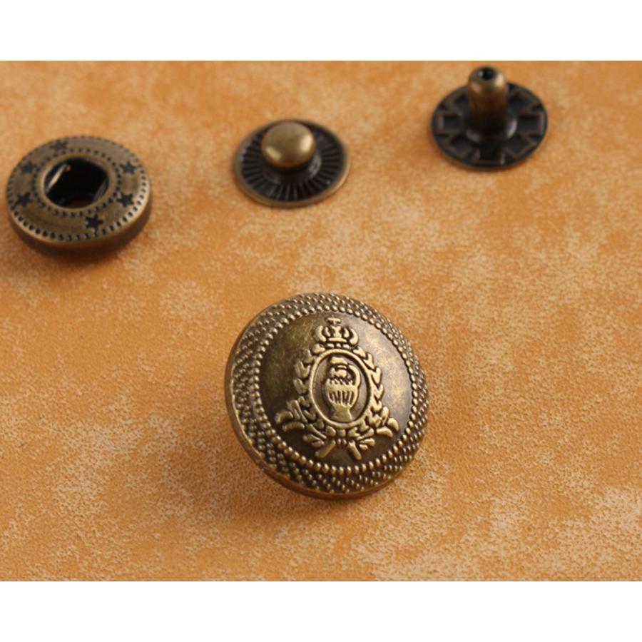 バネホックコンチョボタン　 金具 カシメ 1個入 |  | 07