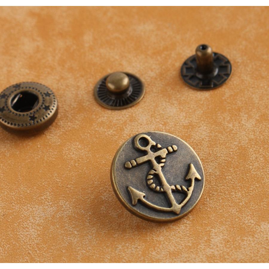 バネホックコンチョボタン　 金具 カシメ 1個入 |  | 13