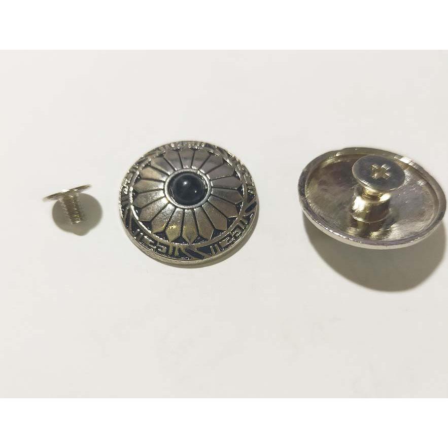 ネジ式ボタン コンチョ 金具 カシメ 幅20mm　1個入 |  | 16