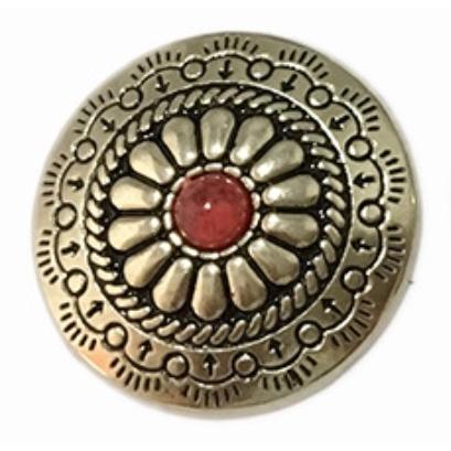 ネジ式ボタン コンチョ 金具 カシメ 幅20mm　1個入 |  | 07