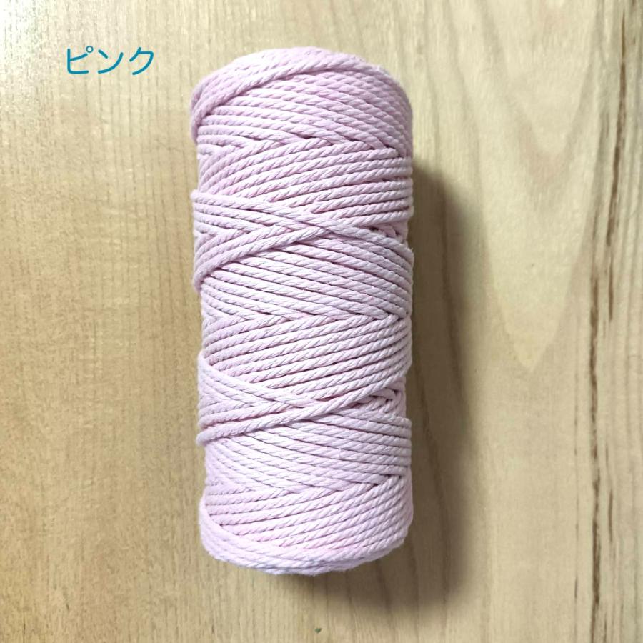 コットンコード　太さ3mm 長さ10ｍ 編み物  生成り　紐　バッグ ハンギング　インテリア　ロープ 綱 ハンドメイド 手芸 手作り  トートバッグ 綿 |  | 06