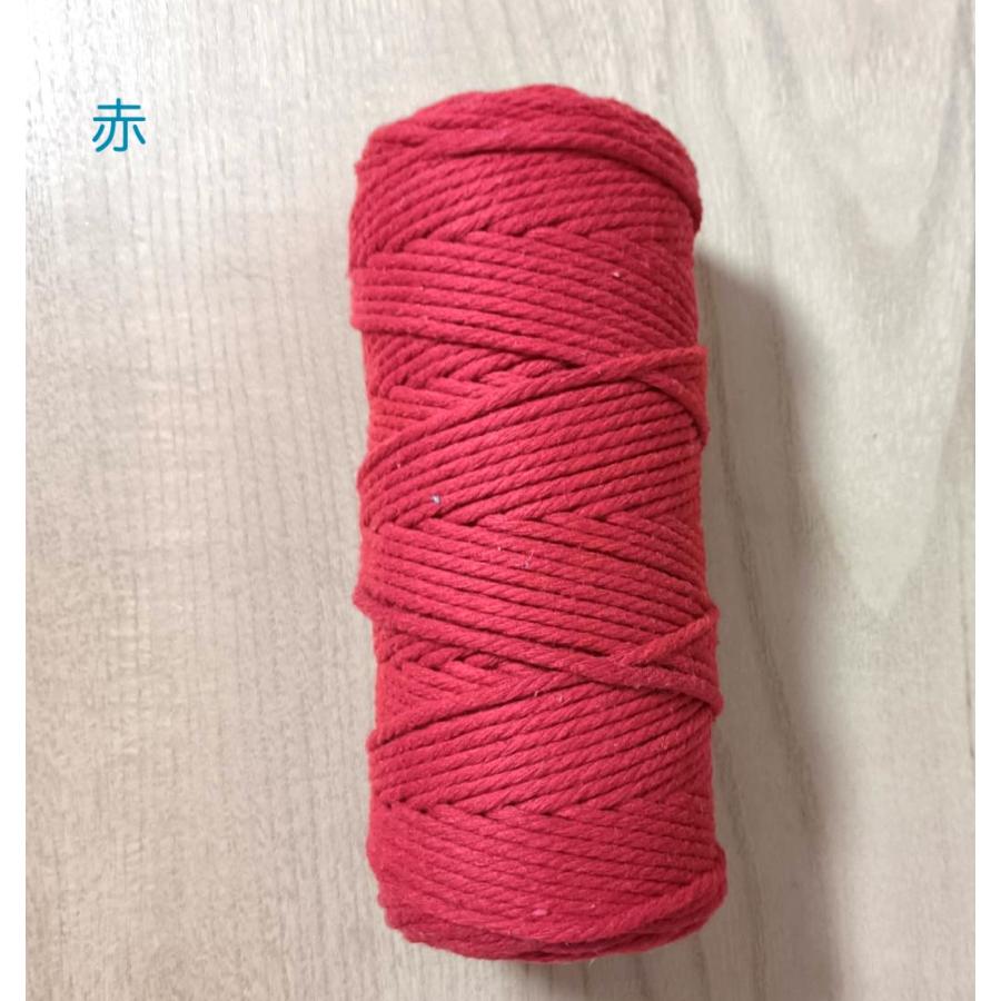 コットンコード　太さ3mm 長さ10ｍ 編み物  生成り　紐　バッグ ハンギング　インテリア　ロープ 綱 ハンドメイド 手芸 手作り  トートバッグ 綿 |  | 03