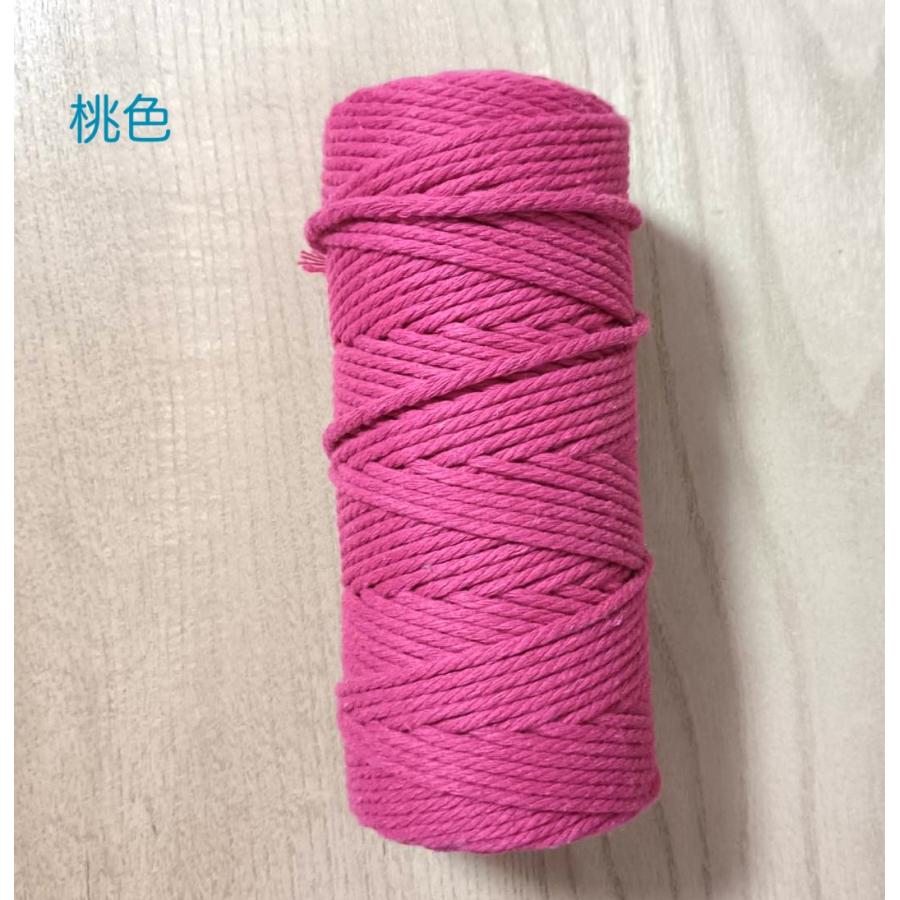 コットンコード　太さ3mm 長さ10ｍ 編み物  生成り　紐　バッグ ハンギング　インテリア　ロープ 綱 ハンドメイド 手芸 手作り  トートバッグ 綿 |  | 05