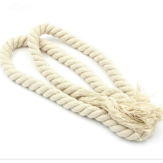 ロープハンドル8mm  持ち手用 1M単位のカット販売 生成り　バッグ ロープ 綱 ハンドメイド 手芸 手作り ナチュラル トートバッグ 綿 |  | 02