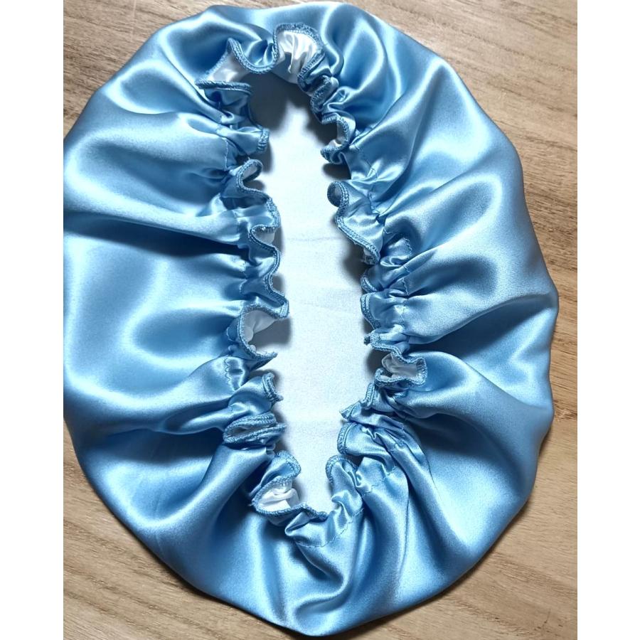 シルク１００％　ロング髪でもＯＫナイトキャップ16匁　ダブルフェイス　室内帽子 ルームキャップ　ロング髪用大判タイプ　 |  | 07