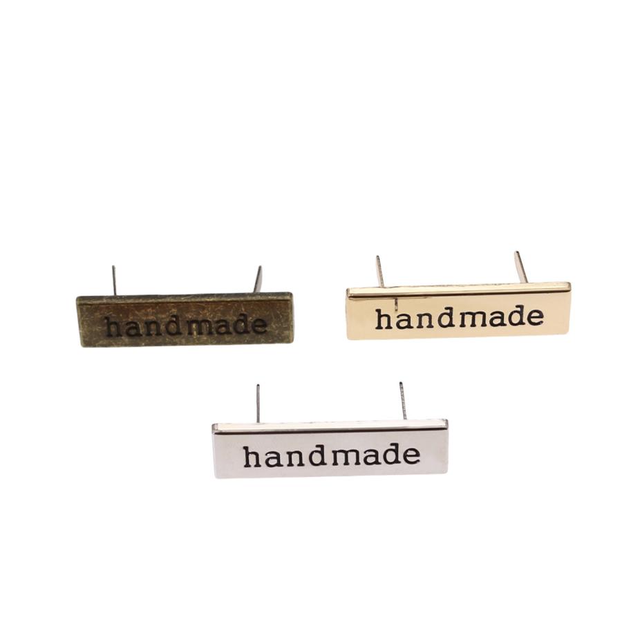 タグ、金属銘板、ネームプレート ハンドメイドタグ　handmadeタグ　２個入り |  | 01