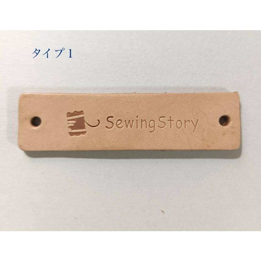 本革製タグ、金属銘板、ネームプレート ハンドメイドタグ　handmadeタグ　1個入り |  | 01