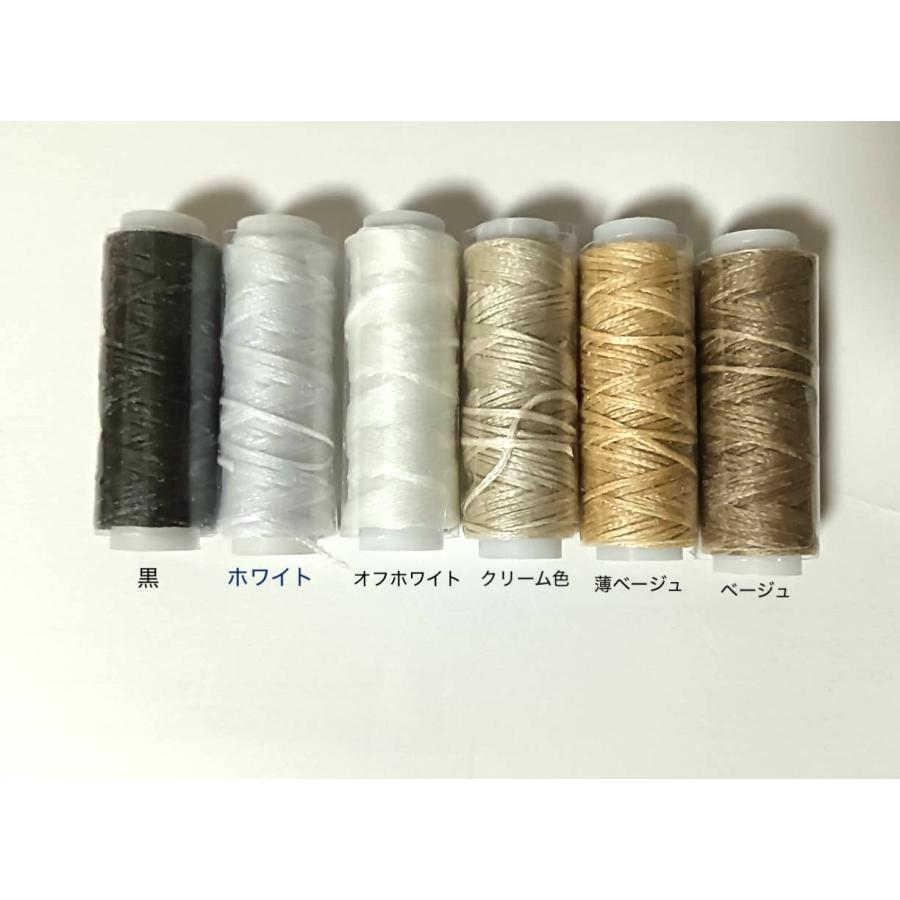 ろう引き糸　レザーコート手縫い　平糸　幅０.８mm |  | 01