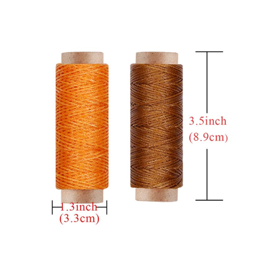 ろう引き糸　レザーコート手縫い　平糸　幅０.８mm |  | 08