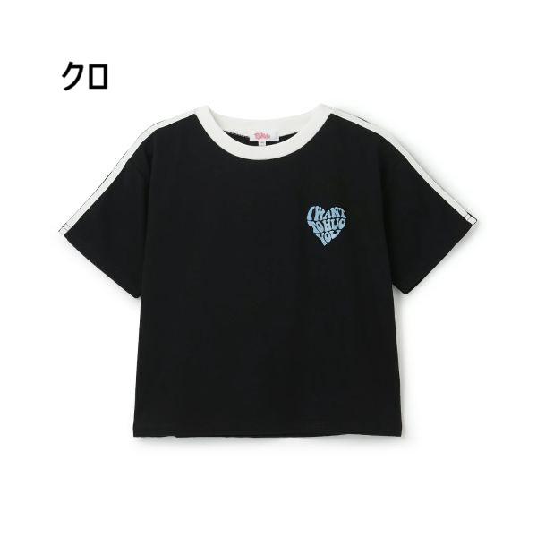 AMS♡mämä☆今季新作ミックス ピンクラテ ラブトキシック☆Tシャツ algy（アルジー） Pink Latte ピンクラテ 【接触冷感】ハート袖ライン