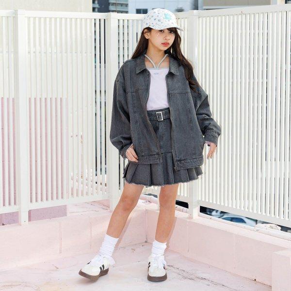 アルジー スカパン 140 5点 algy（アルジー） デニムプリーツスカパン