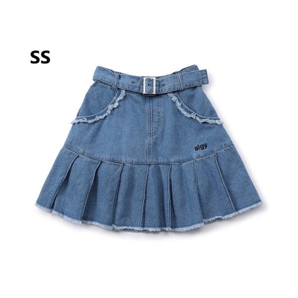 アルジー スカパン 140 5点 algy（アルジー） デニムプリーツスカパン(130/140/150/160cm)G118016