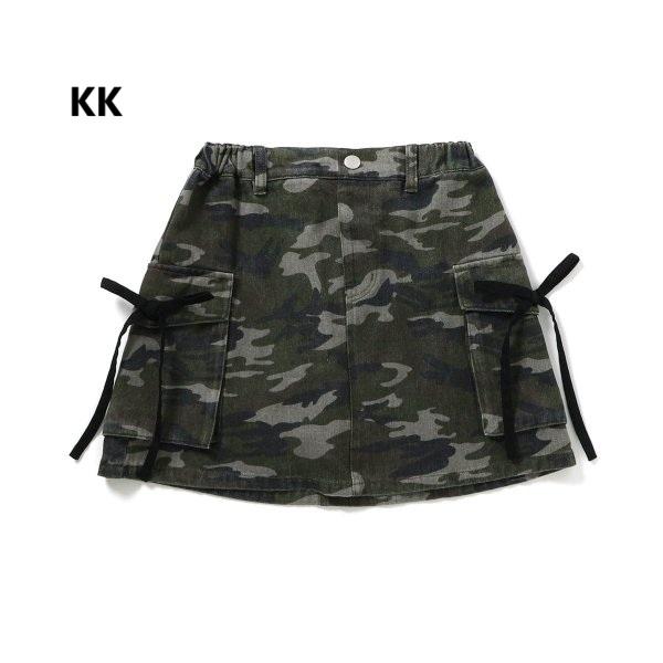 algy（アルジー） りぼん台形スカパン(130/140/150/160cm)G11816 子供