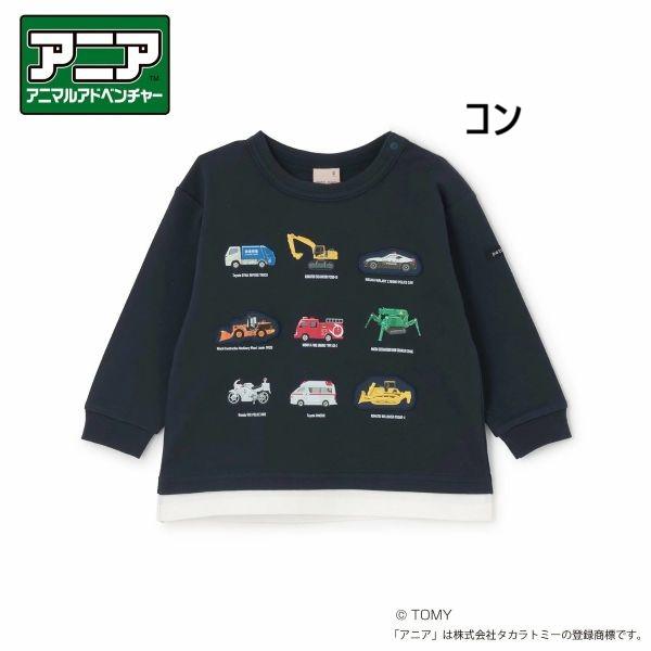 petit main Petit プティマイン 【TOMICA・ANIA】グラフィック長袖T