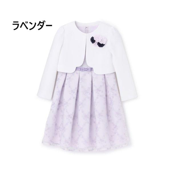 petit main Petit プティマイン レースOP+ノーカラーJKセット(120