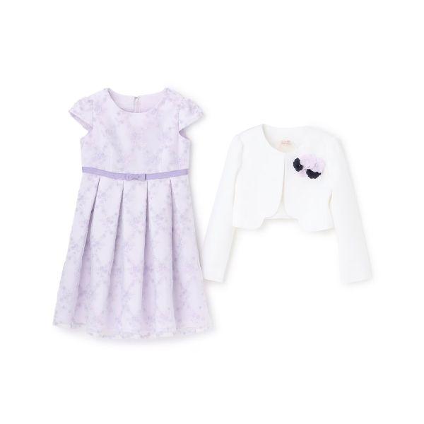 petit main Petit プティマイン レースOP+ノーカラーJKセット(120