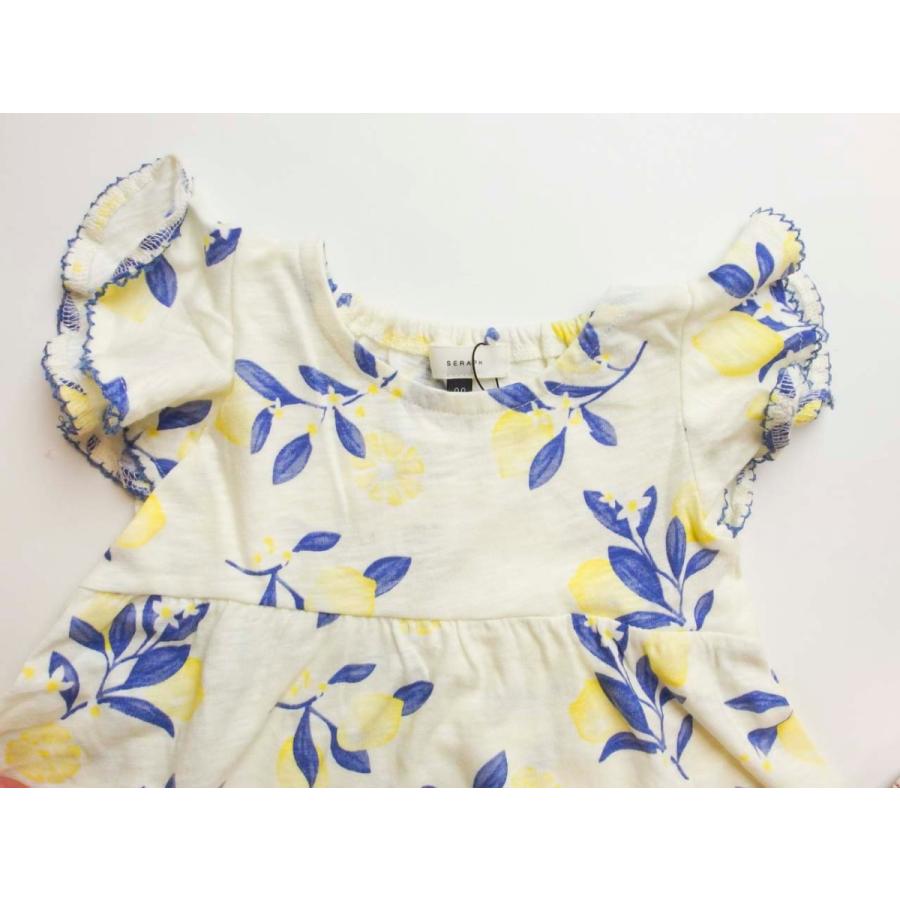 60 Off Sale セール 小型宅配便 定形外 250円 Seraph セラフ21春夏 S レモン柄ワンピース 80 140cm 子供服 21夏 希少 黒入荷