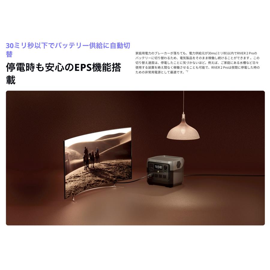 ECOFLOW EcoFlow RIVER 2 Pro リバー2プロ エコフロー768Wh ECOFLOW EcoFlow RIVER 2 Pro リバー2プロ エコフロー768Wh